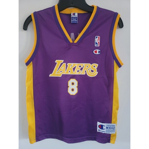 Champion Other - Kobe Bryant #8 Champion Kid’s Jersey Size Medium 10-12 Los Angeles Lakers